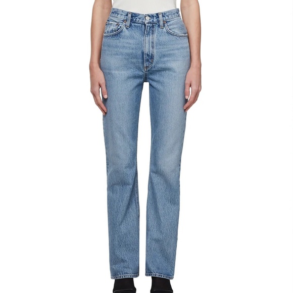 Agolde Vintage High Rise Boot Cut Jeans in Sway - Picture 1 of 6